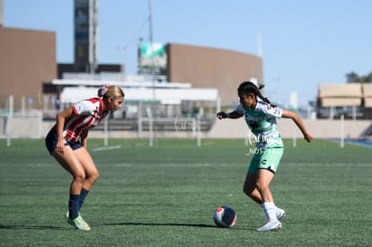 Leslye Hernández, Ailin Serna | Santos vs Chivas femenil sub 19