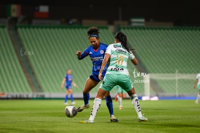 Arlett Tovar, Ivonne Gutiérrez | Santos vs Cruz Azul femenil