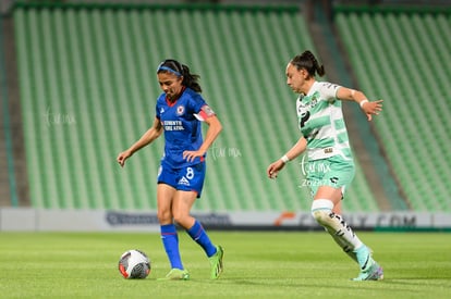 Natalia Miramontes, Dalia Molina | Santos vs Cruz Azul femenil