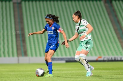 Natalia Miramontes, Dalia Molina | Santos vs Cruz Azul femenil