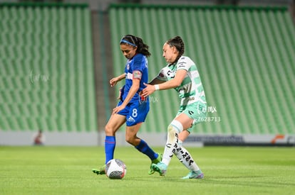 Natalia Miramontes, Dalia Molina | Santos vs Cruz Azul femenil