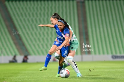 Natalia Miramontes, Dalia Molina | Santos vs Cruz Azul femenil