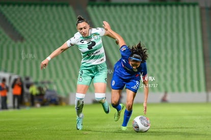 Natalia Miramontes, Dalia Molina | Santos vs Cruz Azul femenil