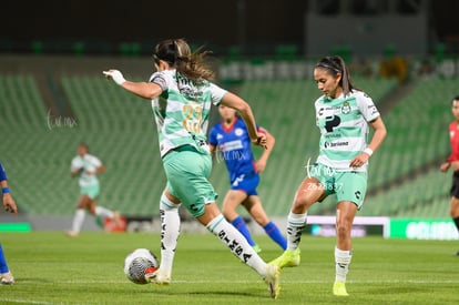 Michel Ruiz, Alexxandra Ramírez | Santos vs Cruz Azul femenil