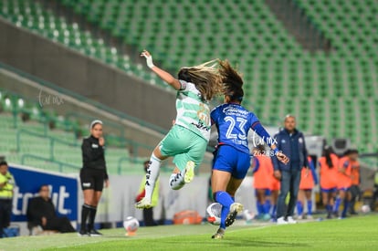 Ivonne Gutiérrez, Alexxandra Ramírez | Santos vs Cruz Azul femenil