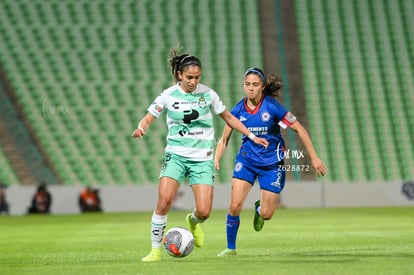 Michel Ruiz, Dalia Molina | Santos vs Cruz Azul femenil