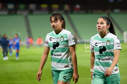 Katia Estrada, Yessenia Novella | Santos vs Cruz Azul femenil