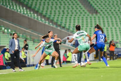 Juelle Love, Lia Romero, Andrea Martínez | Santos vs Cruz Azul femenil