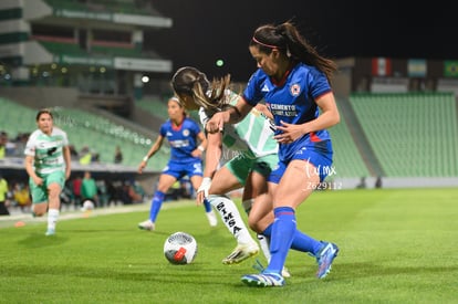 María Yokoyama, Alexxandra Ramírez | Santos vs Cruz Azul femenil