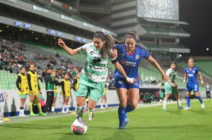 María Yokoyama, Alexxandra Ramírez | Santos vs Cruz Azul femenil