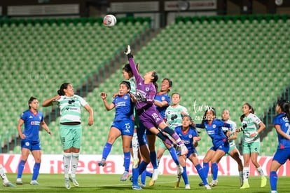 Jennifer Amaro, Jocelyn Galván, Alejandra Martínez | Santos vs Cruz Azul femenil