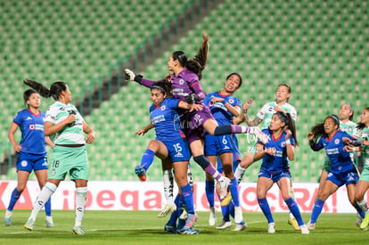 Jennifer Amaro, Jocelyn Galván, Alejandra Martínez | Santos vs Cruz Azul femenil