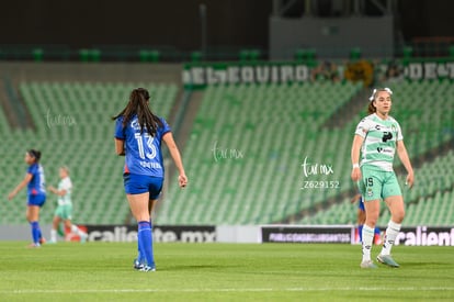 Luisa De Alba, María Yokoyama | Santos vs Cruz Azul femenil