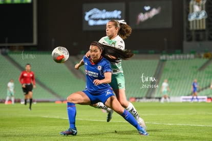 María Yokoyama, Luisa De Alba | Santos vs Cruz Azul femenil