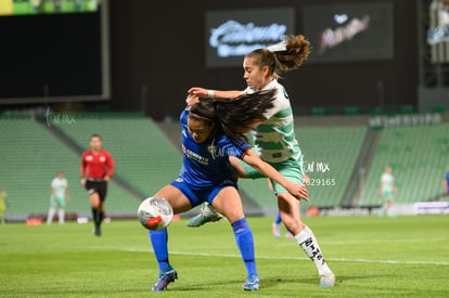 María Yokoyama, Luisa De Alba | Santos vs Cruz Azul femenil