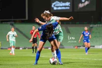 María Yokoyama, Luisa De Alba | Santos vs Cruz Azul femenil