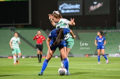 María Yokoyama, Luisa De Alba | Santos vs Cruz Azul femenil