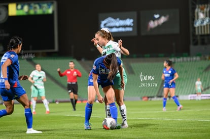 María Yokoyama, Luisa De Alba | Santos vs Cruz Azul femenil