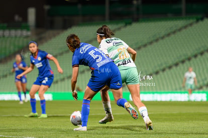 Lia Romero, Ashley Domínguez | Santos vs Cruz Azul femenil