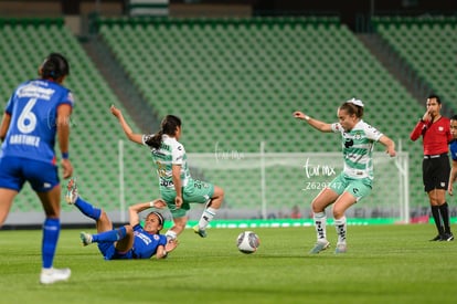 Luisa De Alba, Judith Félix | Santos vs Cruz Azul femenil