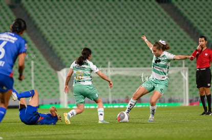 Luisa De Alba, Judith Félix | Santos vs Cruz Azul femenil