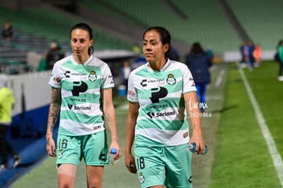 Sofía García, Arlett Tovar | Santos vs Cruz Azul femenil