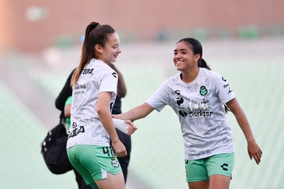 María De León, Celeste Guevara | Santos vs Mazatlan femenil J17 