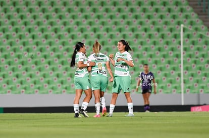 Celeste Guevara, Alexia Villanueva, Alexxandra Ramírez | Santos vs Mazatlan femenil J17 