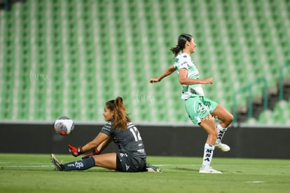 Annelise Henderson, Alondra García | Santos vs Mazatlan femenil J17 