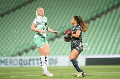 Mallory Olsson, Alondra García | Santos vs Mazatlan femenil J17 