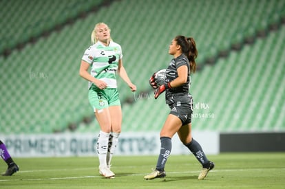 Mallory Olsson, Alondra García | Santos vs Mazatlan femenil J17 