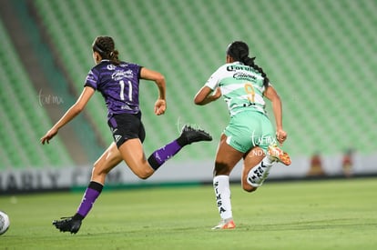 Juelle Love, Cristina Torres | Santos vs Mazatlan femenil J17 