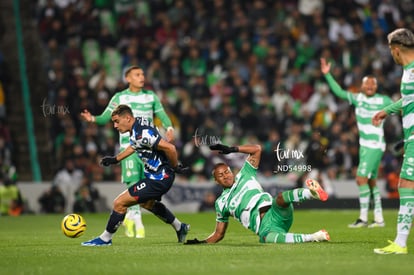 Germán Berterame, Pedro Aquino | Santos Laguna vs Rayados de Monterrey