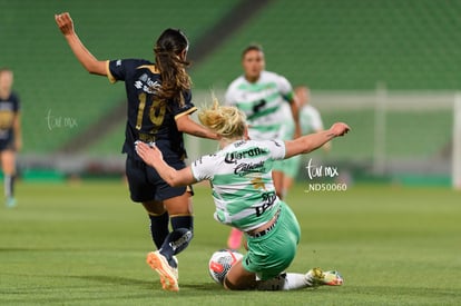 Mallory Olsson, Yaneisy Rodríguez | Santos vs Pumas femenil