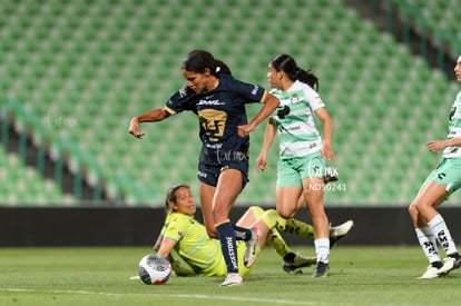 gol, Aerial Chavarin | Santos vs Pumas femenil