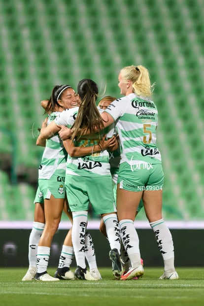 celebran gol de Lia, Lia Romero | Santos vs Pumas femenil