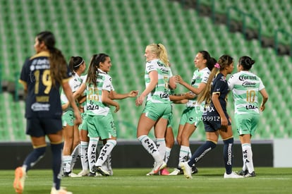 celebran gol de Lia | Santos vs Pumas femenil