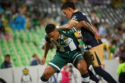 Anderson Santamaría, Leonardo Suárez | Santos Laguna vs Pumas UNAM J2