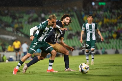 Francisco Villalba, César Huerta | Santos Laguna vs Pumas UNAM J2