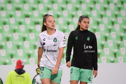 María De León, Alexxandra Ramírez | Santos Laguna vs Atlético San Luis femenil