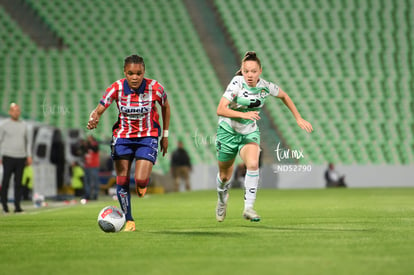 María De León, Trudi Carter | Santos Laguna vs Atlético San Luis femenil