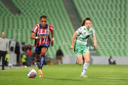 María De León, Trudi Carter | Santos Laguna vs Atlético San Luis femenil