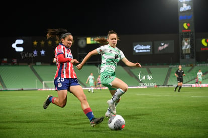 María De León, María Sánchez | Santos Laguna vs Atlético San Luis femenil