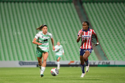 Lia Romero, Farlyn Caicedo | Santos Laguna vs Atlético San Luis femenil