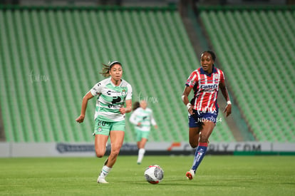 Lia Romero, Farlyn Caicedo | Santos Laguna vs Atlético San Luis femenil