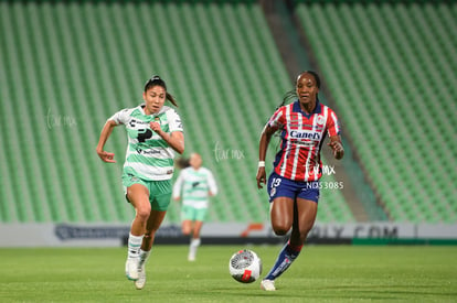 Lia Romero, Farlyn Caicedo | Santos Laguna vs Atlético San Luis femenil