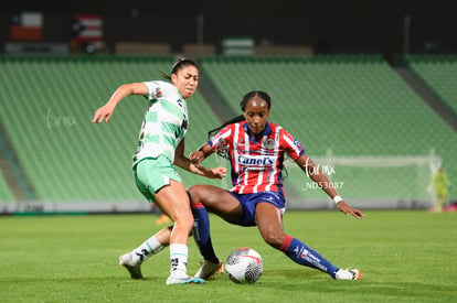 Lia Romero, Farlyn Caicedo | Santos Laguna vs Atlético San Luis femenil