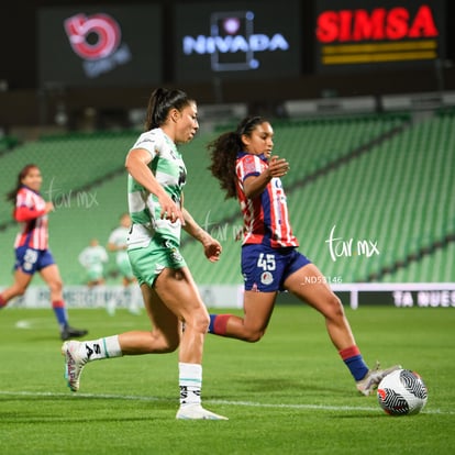 Lia Romero, Amalia González | Santos Laguna vs Atlético San Luis femenil