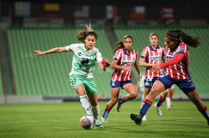 Mariela García, Alexxandra Ramírez | Santos Laguna vs Atlético San Luis femenil