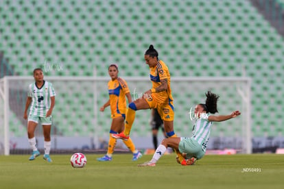 Doménica Rodríguez, Jennifer Hermoso | Santos vs Tigres femenil J7